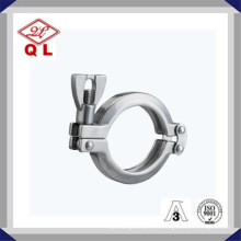 Ss 304 soldadura sanitária Ferrule Tri Clamp com conjunto de junta de PTFE